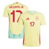 Maillot de Supporter Espagne Williams JR 17 Extérieur Euro 2024 Pour Homme